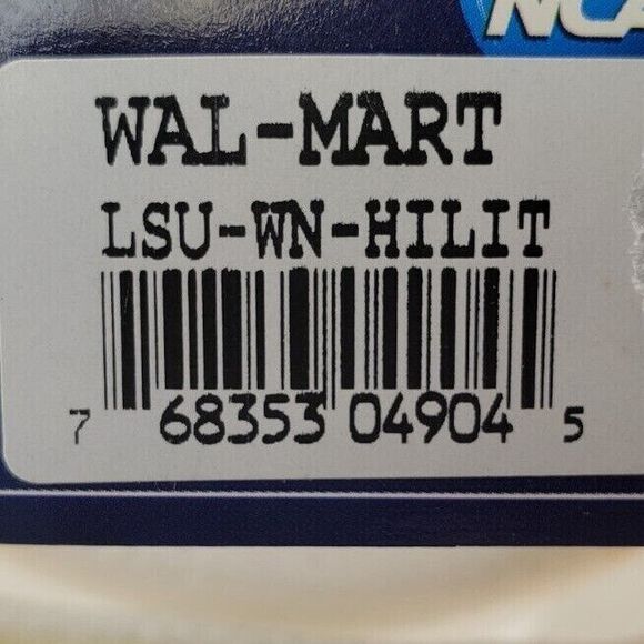 LSU TIGERS Adjustable Back Baseball Hat 3D Purple Yellow Fighting Tigers NWT - Picture 8 of 12